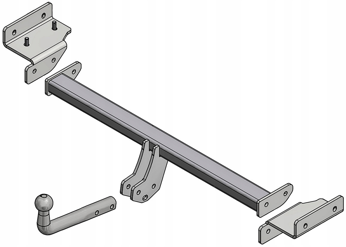 Hak holowniczy Kia SPORTAGE III 2WD 4WD AWD 2010-> HYUNDAI ix35 Stan opakowania zastępcze