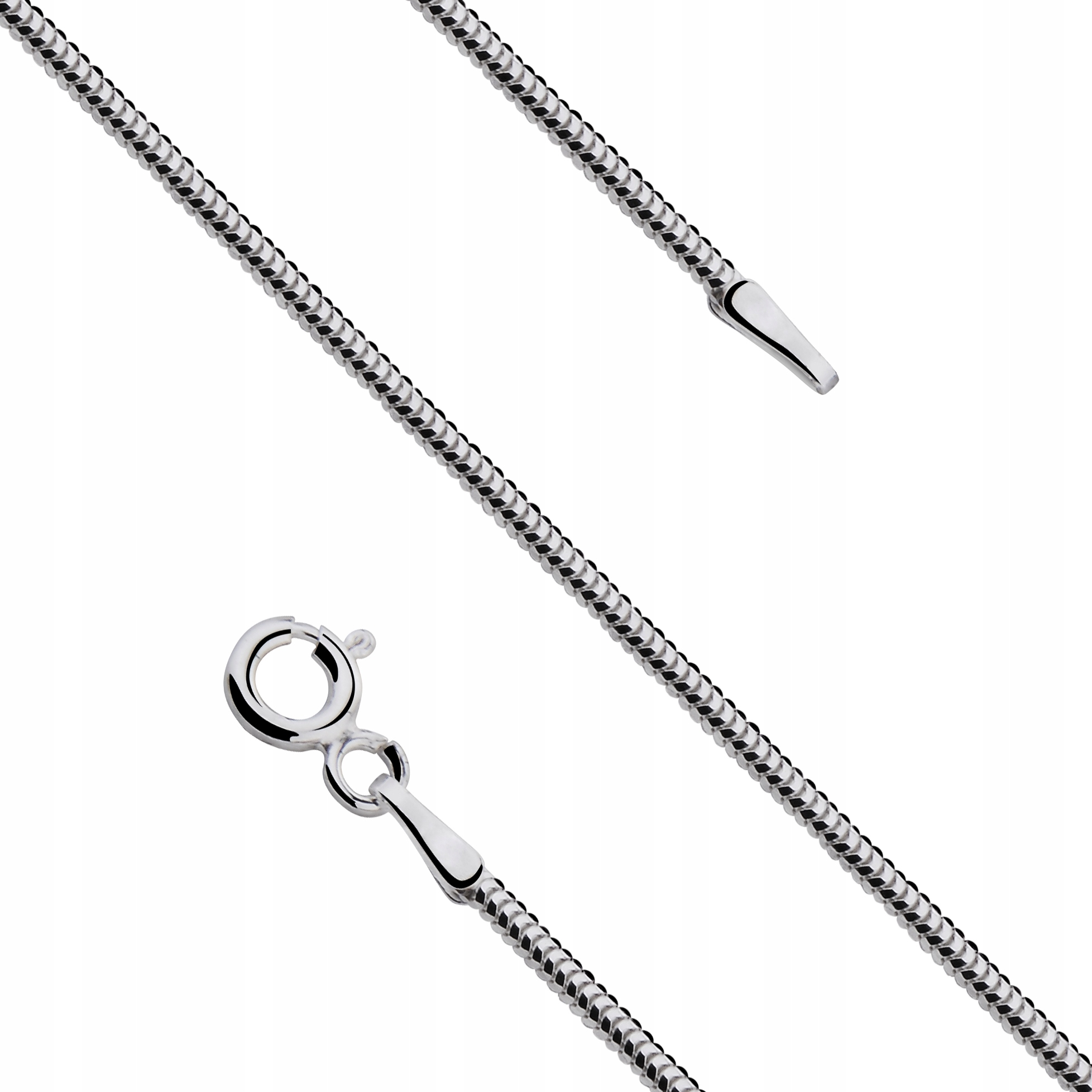 Stříbrný řetízek ryzost 925 Snaked rhodiovaný 55 cm