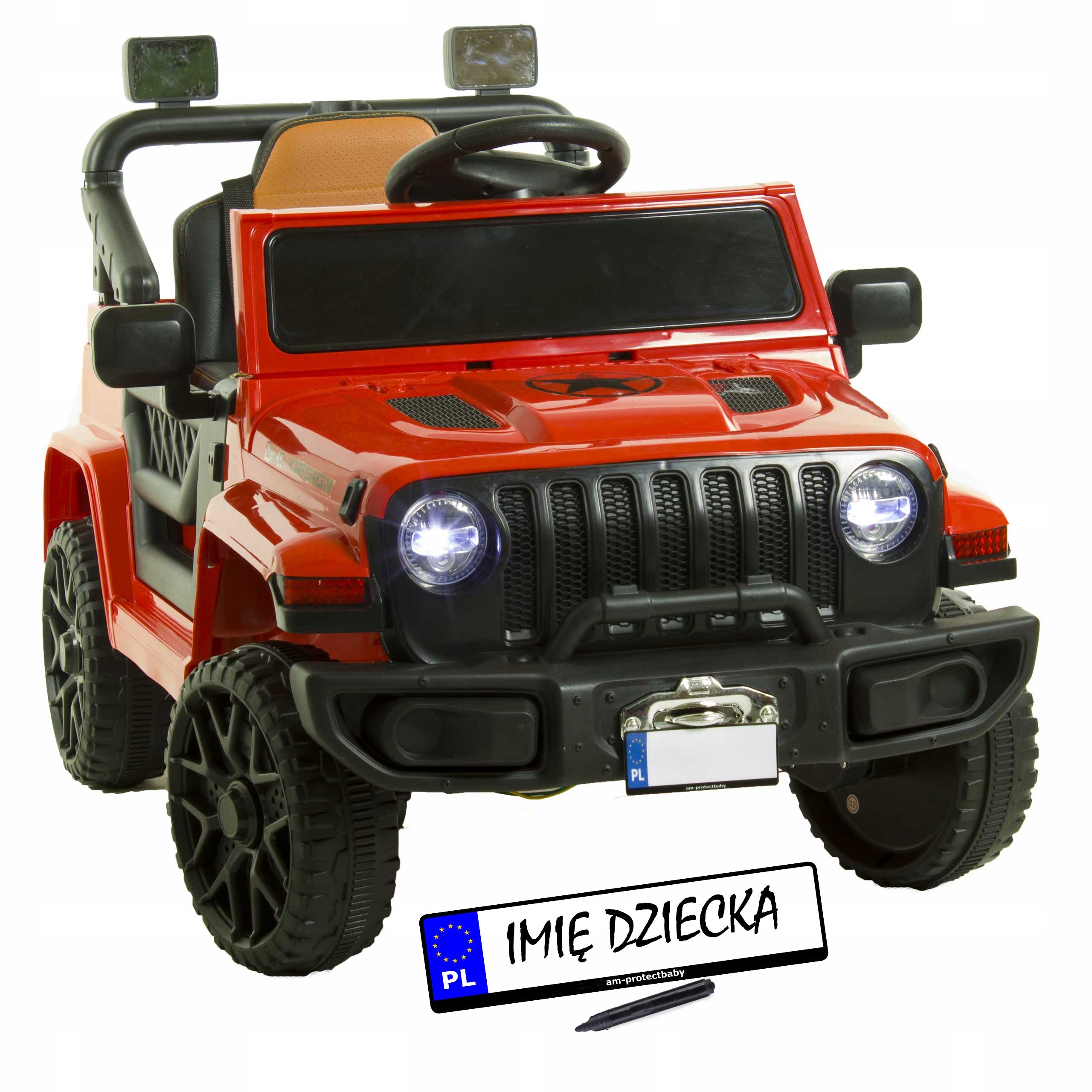 

Pojazd na akumulator Buggy Skóra 4x4 Led 2.4G