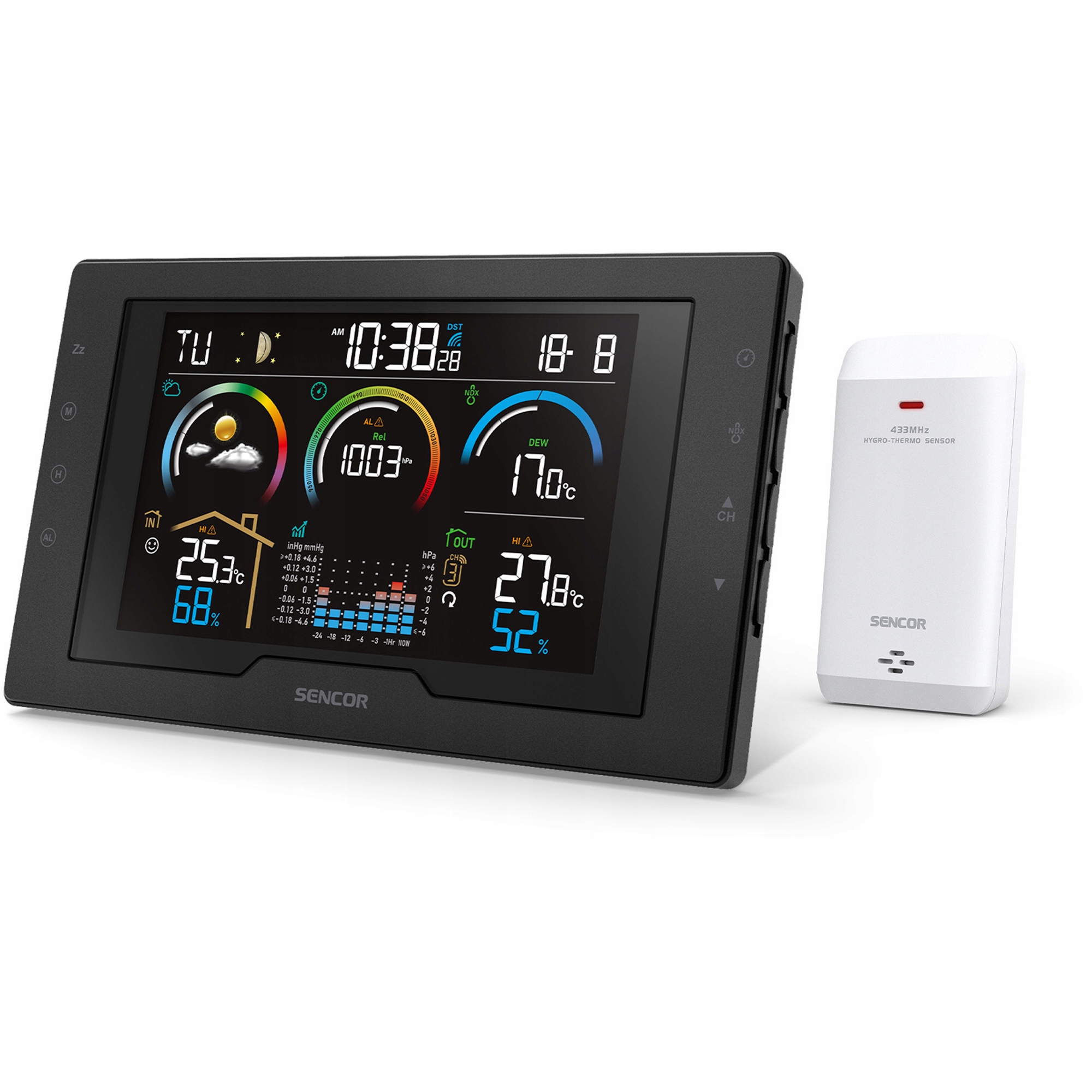 Stacja pogodowa Sencor Sws 8000 Czujnik Barometr