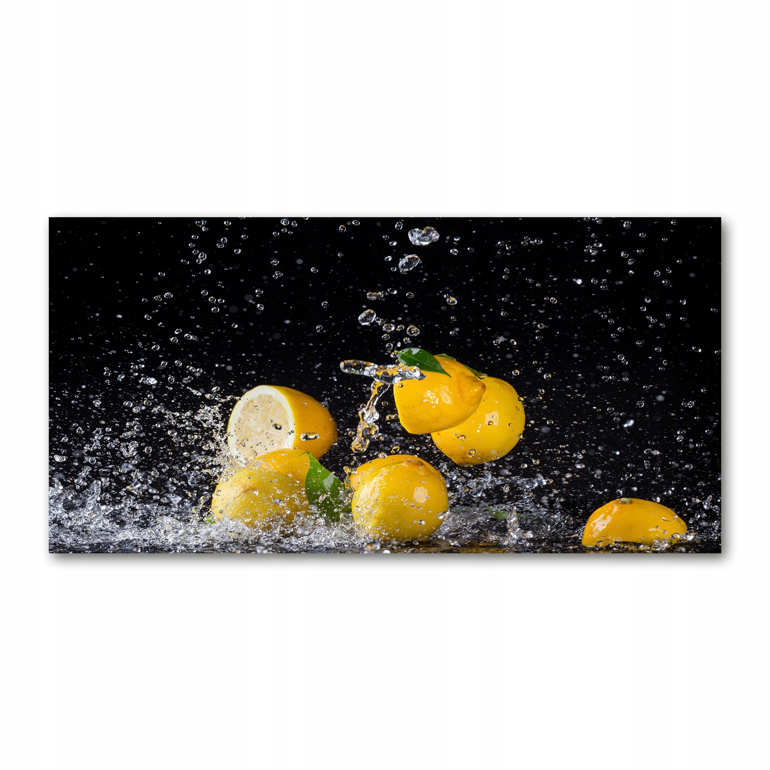 

Foto obraz akryl zdjęcie Cytryny i woda 120X60 cm