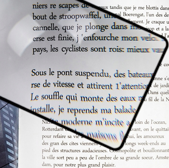 

Lupa Do Czytania Soczewka Fresnela 18x12 B6 Kartka