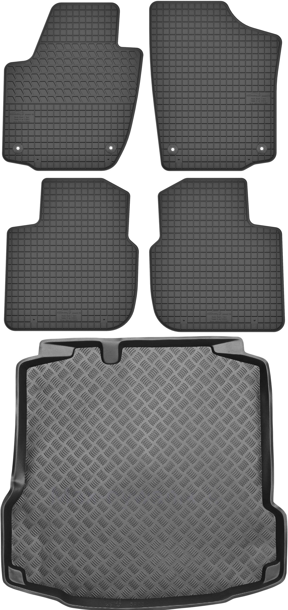 Килимки Max-Килимок резинові 28020+170903 5 el.