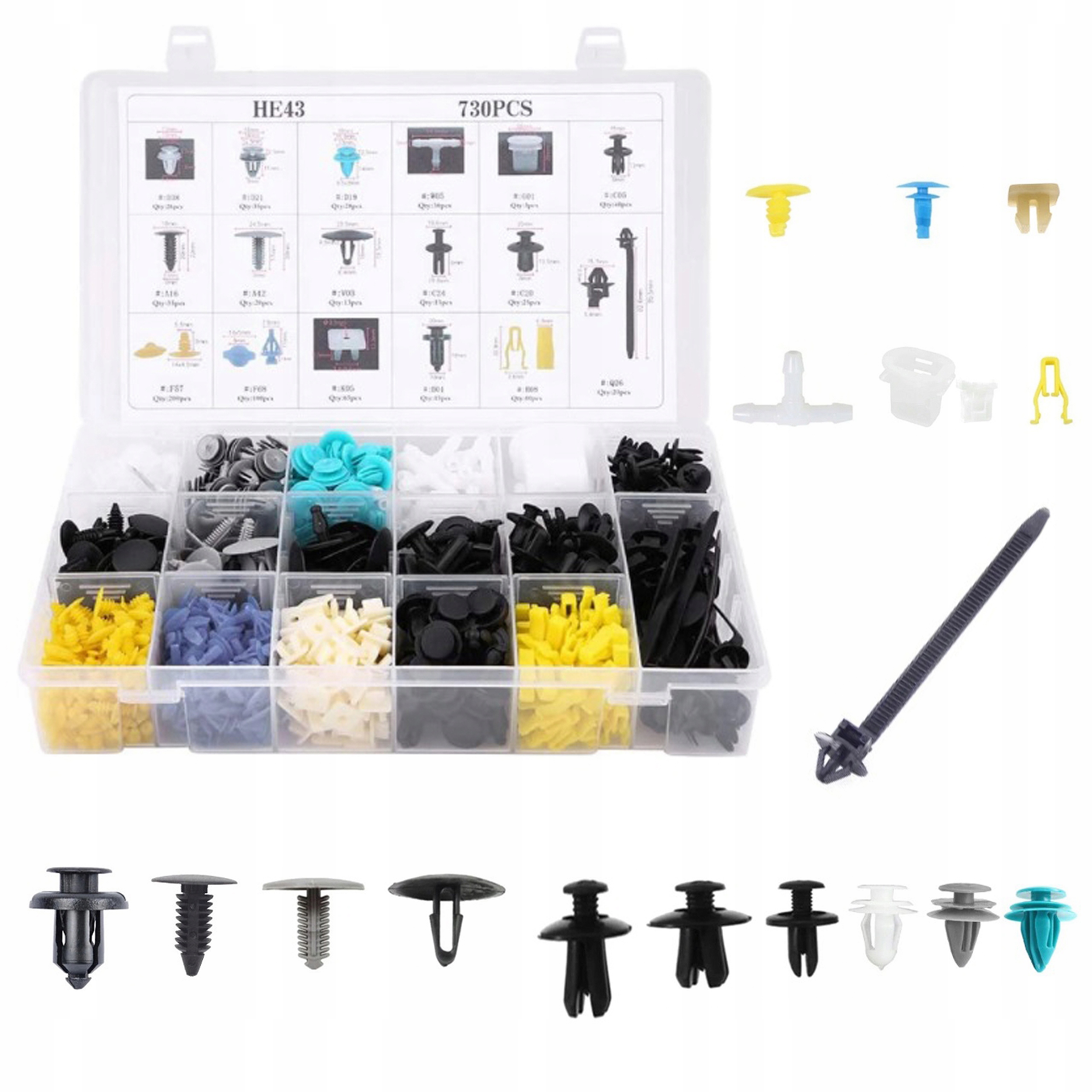 SPINKI SAMOCHODOWE KLIPSY KOŁKI TAPICERKI SPINKI KOŁKI KLIPSY SAMOCHODOWE