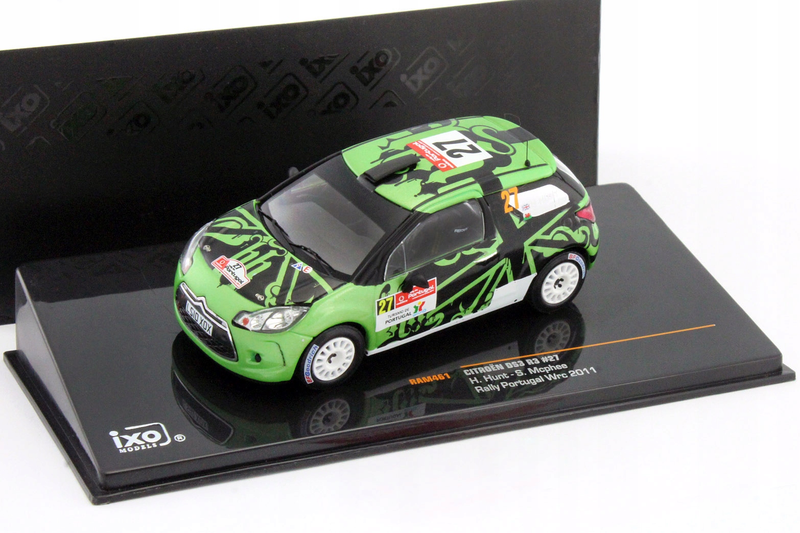 Ixo Citroen DS3 R3 #27 H.hunt Portugal 2011 1:43