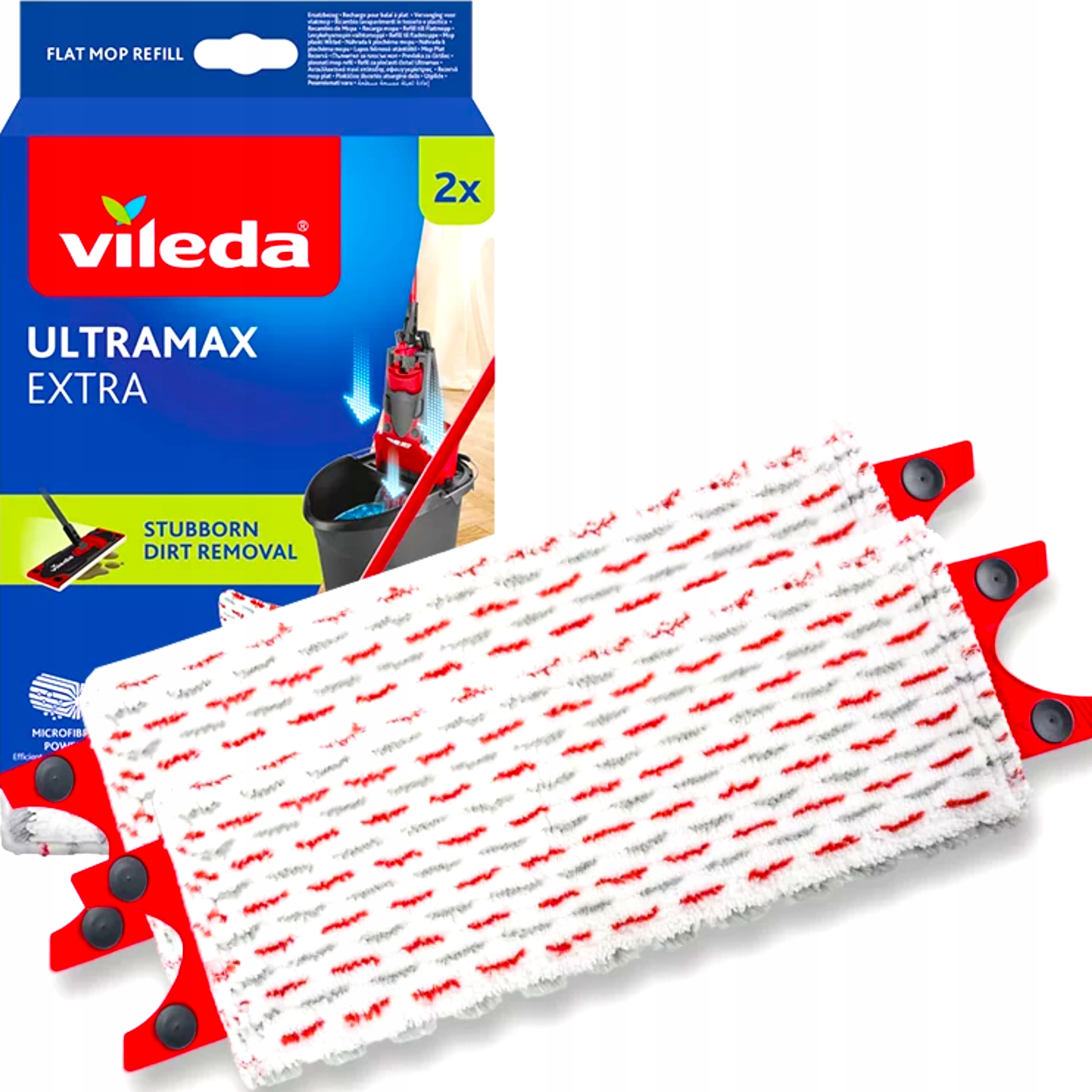 2x Wkład Vileda Do Mopa Płaskiego Obrotowego Ultramax Ultramat