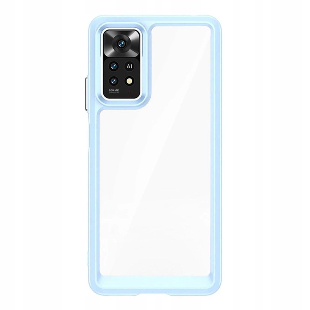 Etui silikonowe Outer Space Case do Xiaomi Poco M4 Pro 5G niebieskie