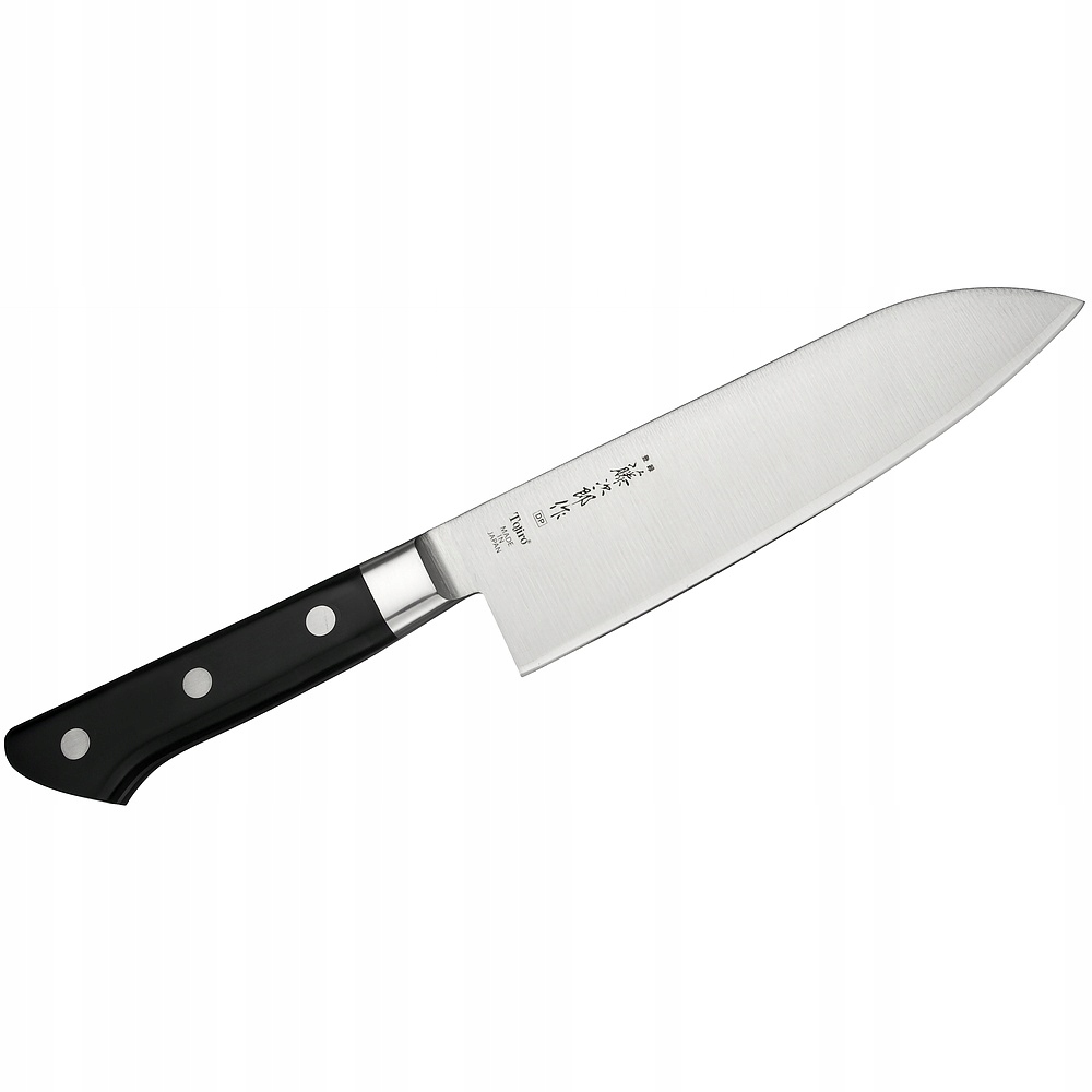 

Japoński nóż Santoku ze stali nierdzewnej 17 cm