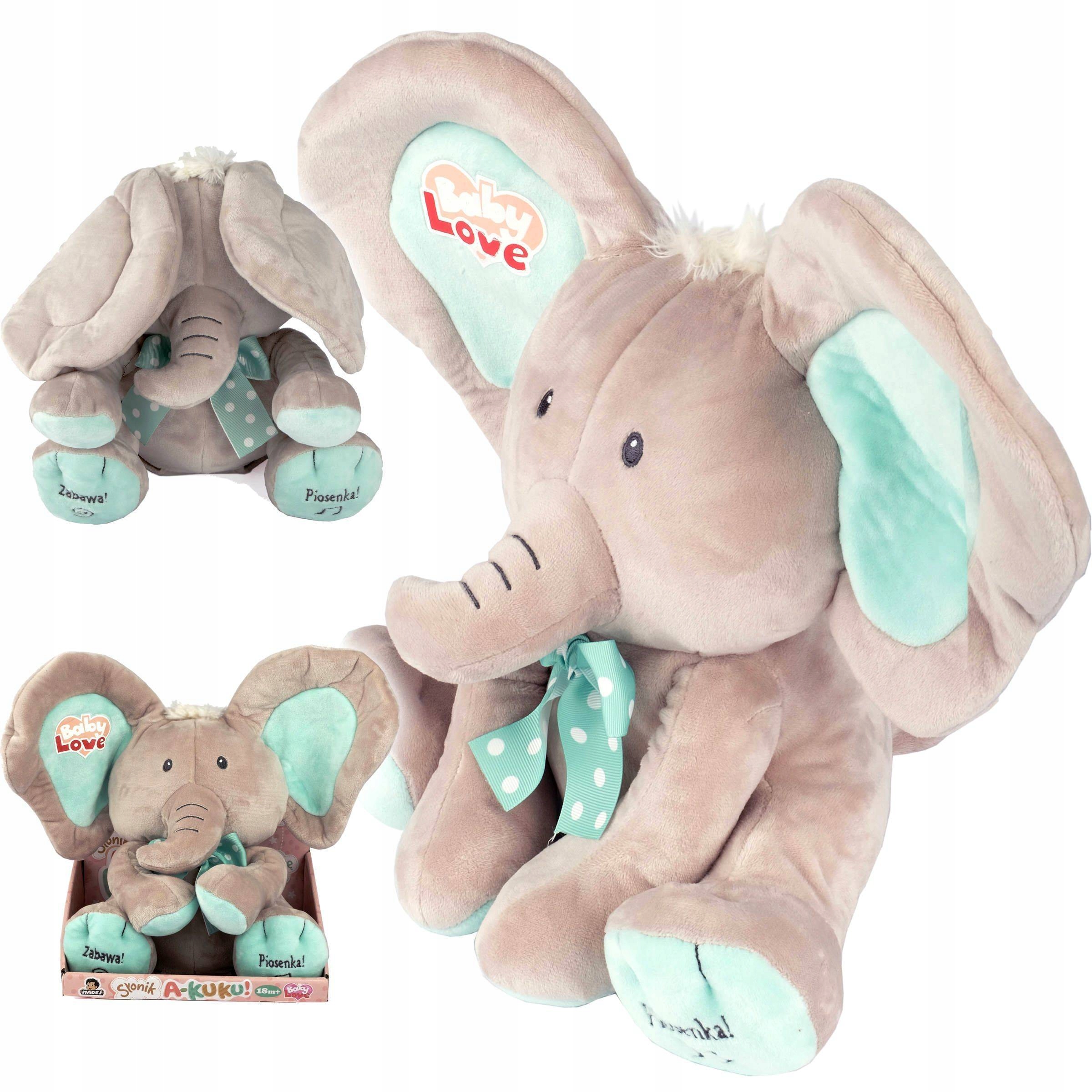 

Słonik A Kuku Interaktywny mówi i śpiewa po polsku