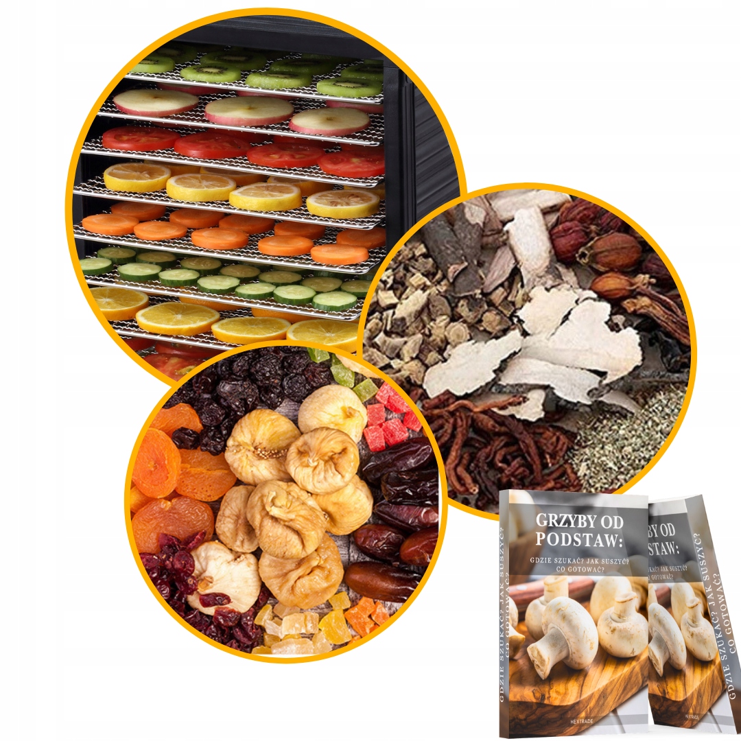 700W SUSZARKA DO GRZYBÓW OWOCÓW WARZYW ZIÓŁ 9 TAC Liczba sit 9