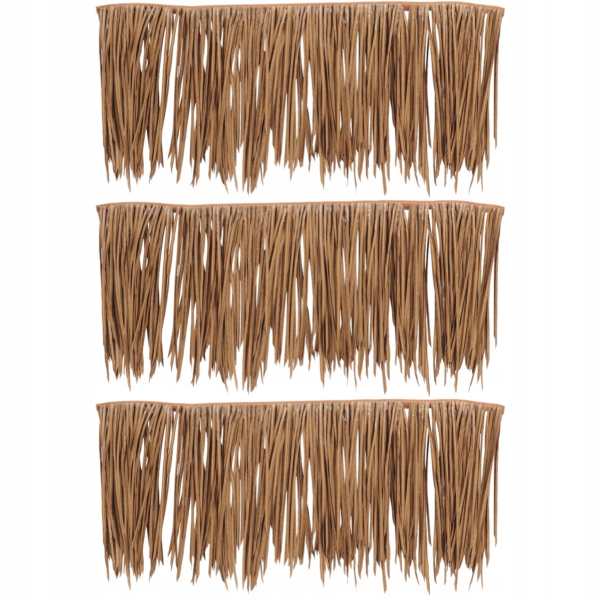 Mini dekoracje na płot dywanowy Dach z trawy Tiki Materiał dominujący inny