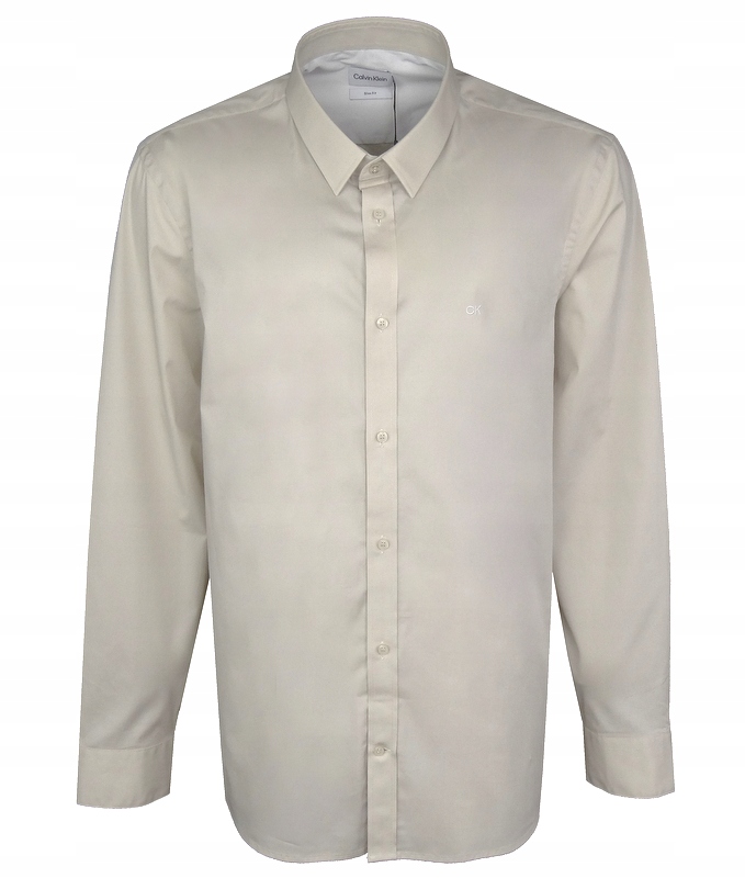 Calvin Klen pánská košile, Slim, béžová, XXL