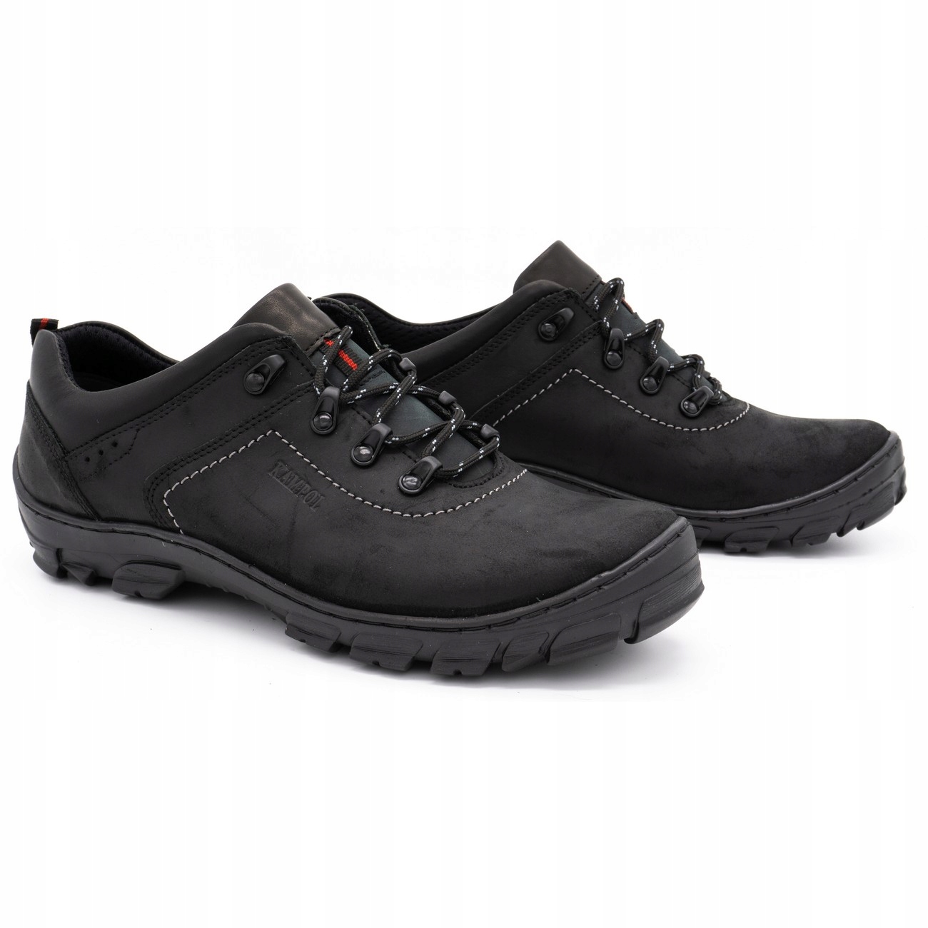 

Buty Męskie Trekkingowe Skórzane 36 Czarne 42