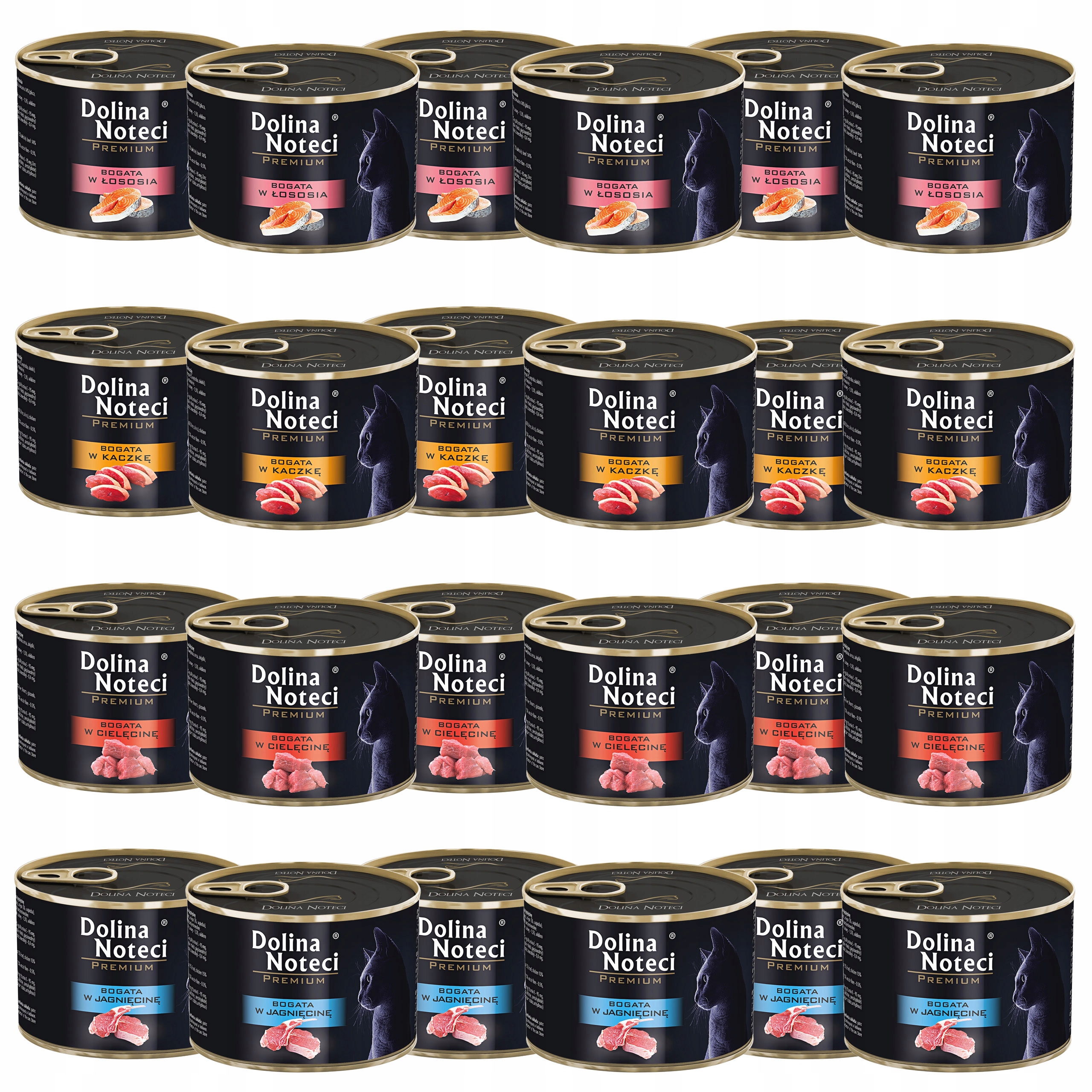 Levně Dolina Noteci Premium Krmivo pro kočky mix chutí 24 x 185 g