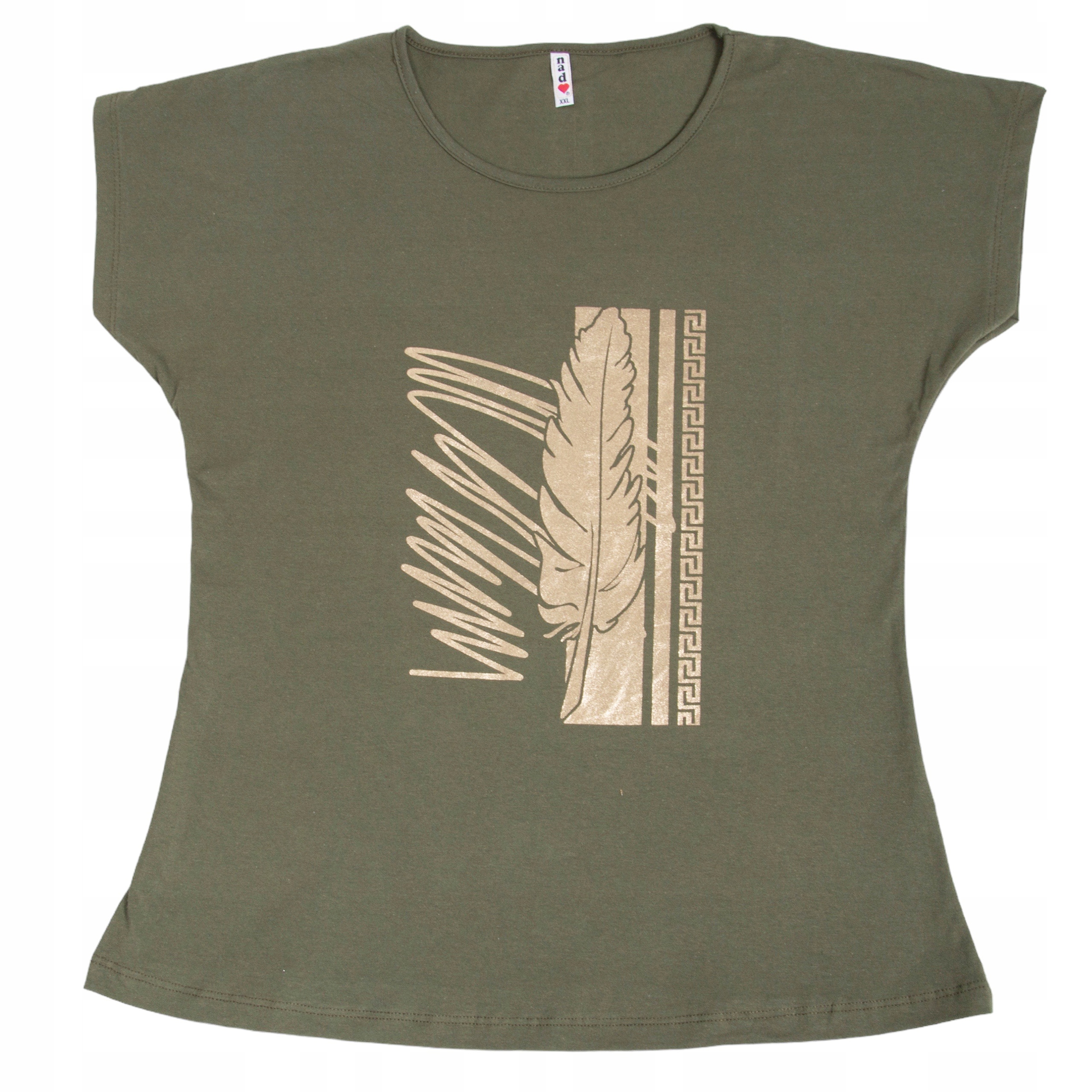 

#5 Bawełniana Bluzka Koszulka Damska T-shirt r.2XL
