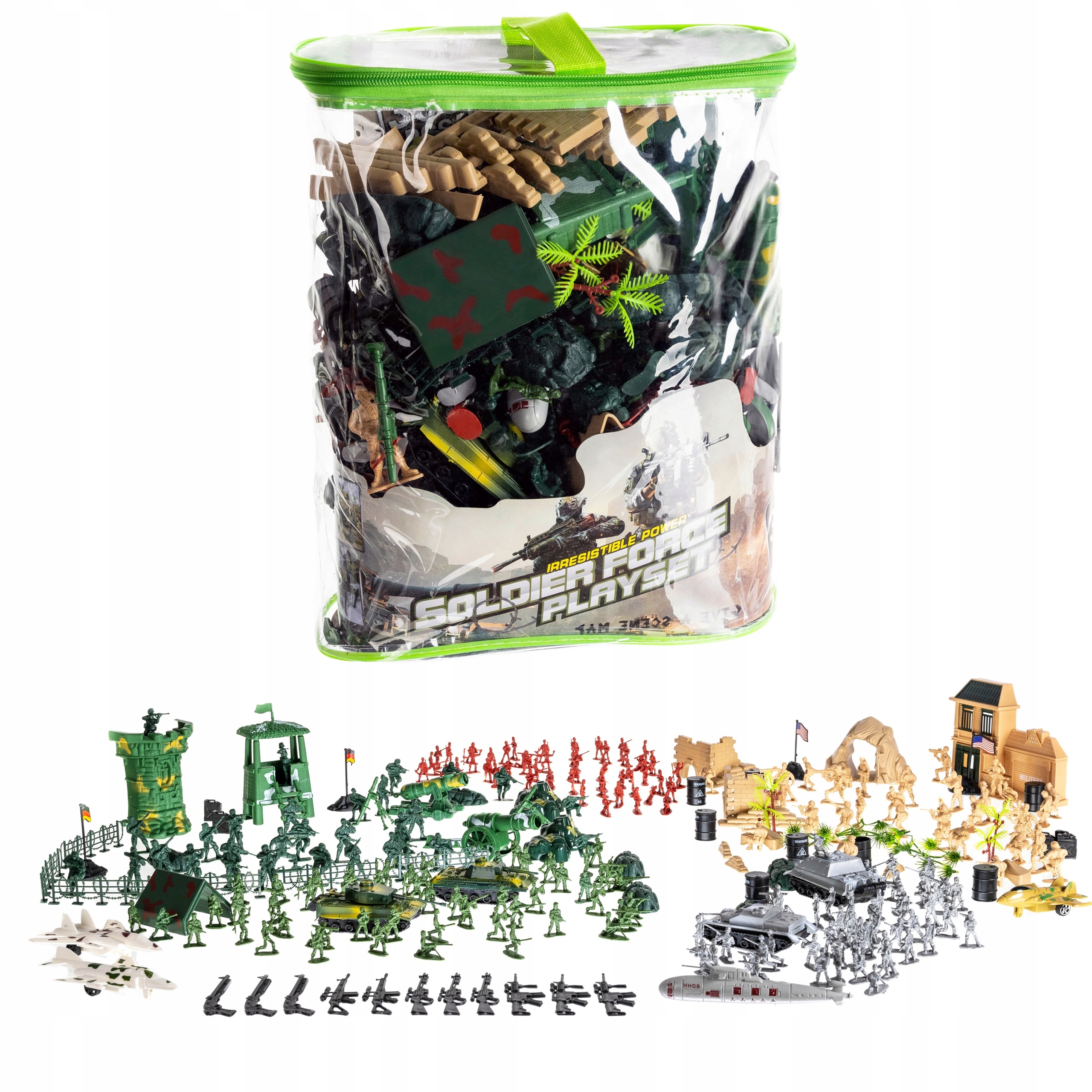 OGROMNY ZESTAW BAZA WOJSKOWA XXL 300 elementów Kod producenta 5903772583786