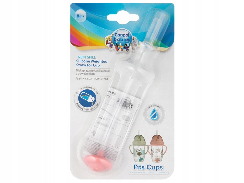 Rurka CANPOL BABIES 56/609 Różowy EAN (GTIN) 5901691860858