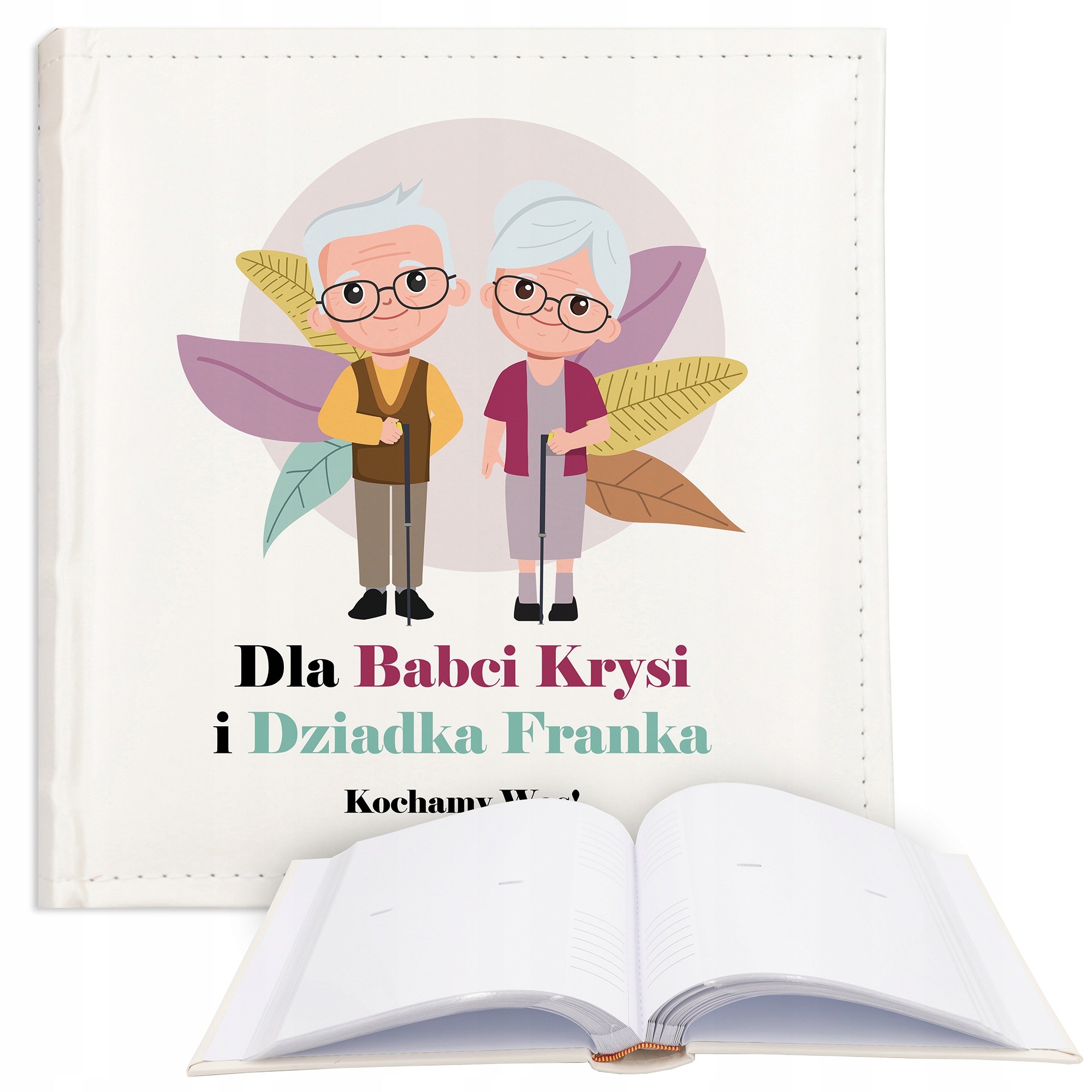 Album Kůže Dárek Pro Babičku A Dědečka Vzory Jméno