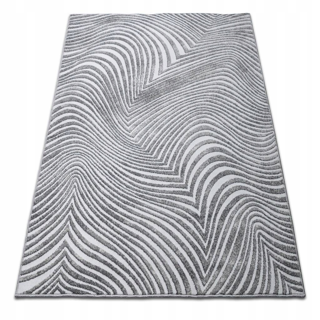 Dywan nowoczesny do salonu Beton Szary 06 Enigma 200x290 cm