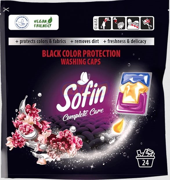 

Sofin Kapsułki do Prania Tkanin Czarnych 24szt