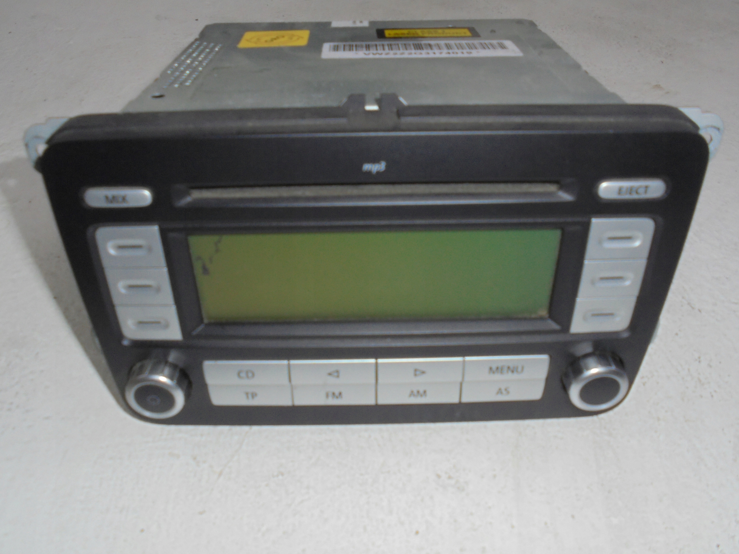 VW GOLF V PLUS RADIO CD MP3 RCD 300