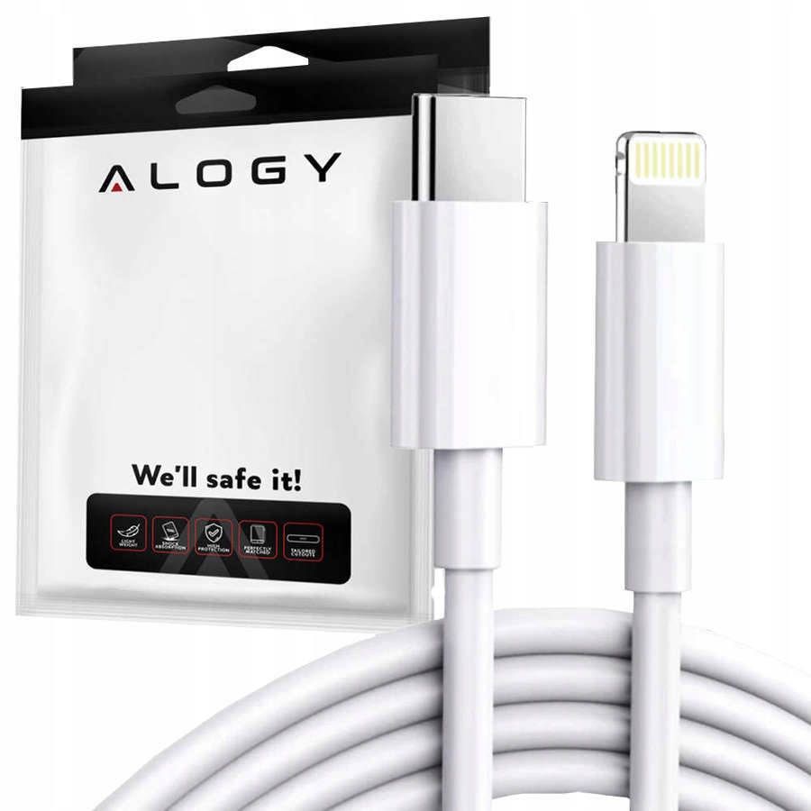 

Kabel Alogy Usb-c Lightning Do Iphone 12 13 14 20W