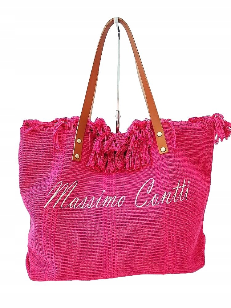 Massimo Contti shopper taška přes rameno fuchsiová