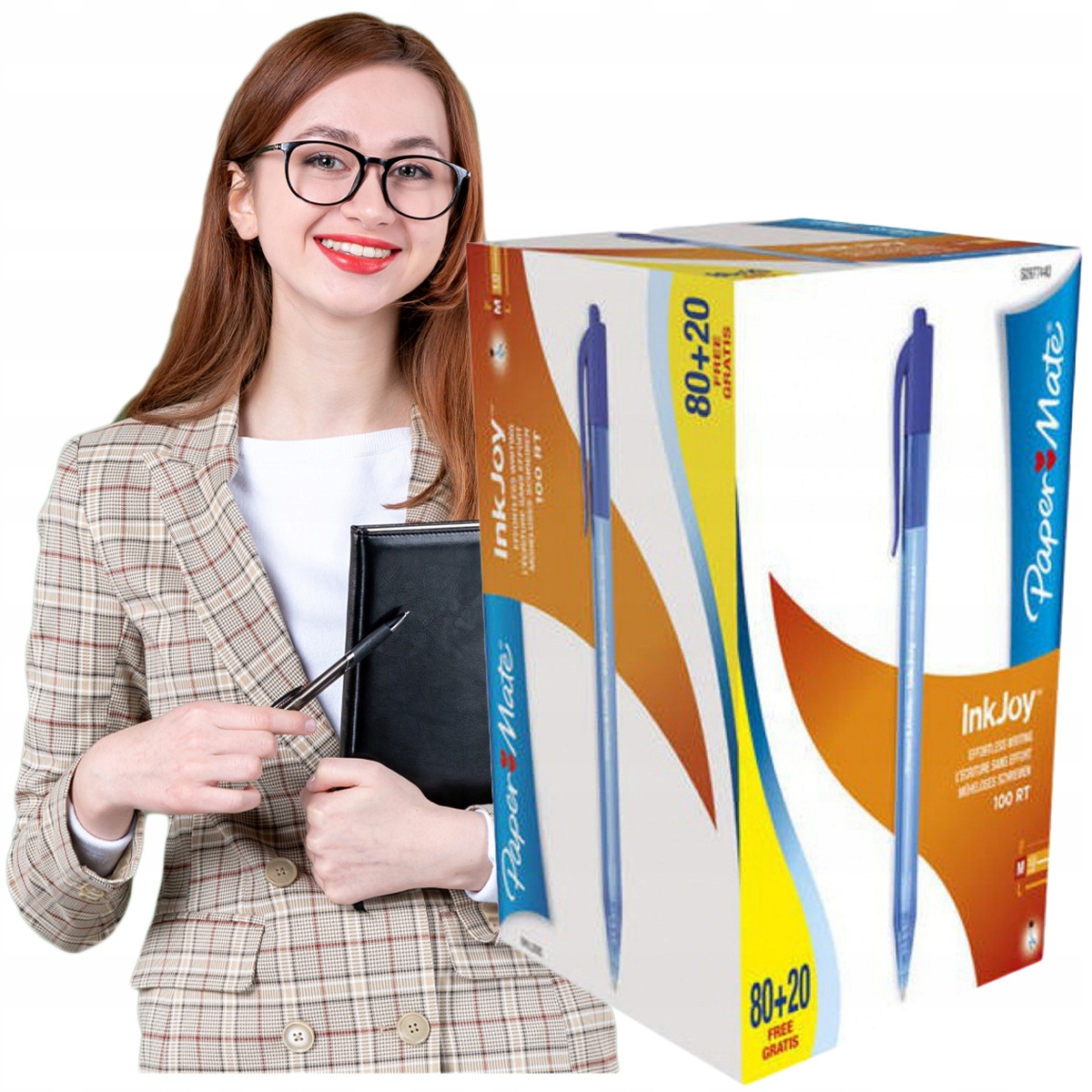 

Papermate Długopisy Niebieskie 100szt do Biura