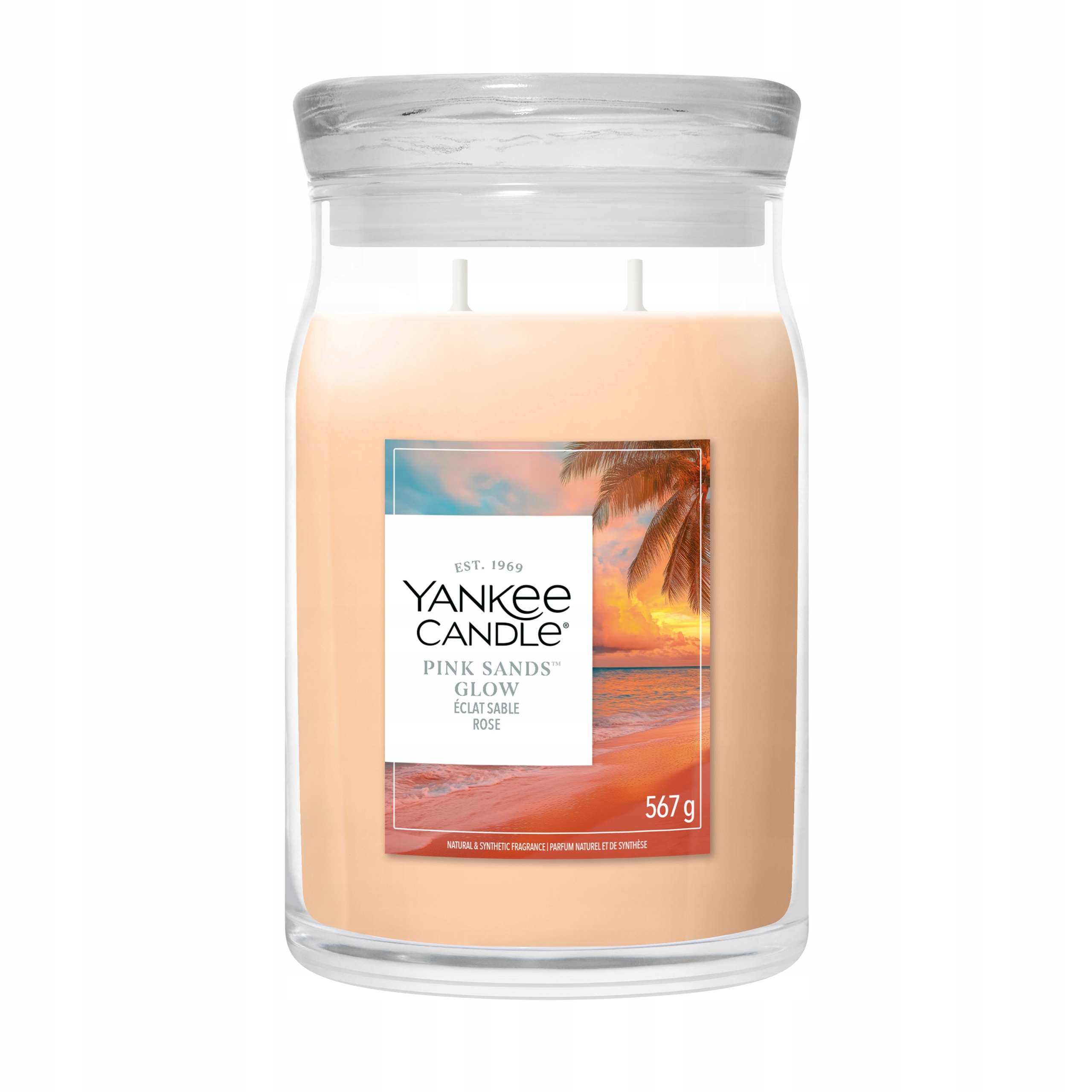 Velká vonná svíčka Yankee Candle Pink Sands Glow
