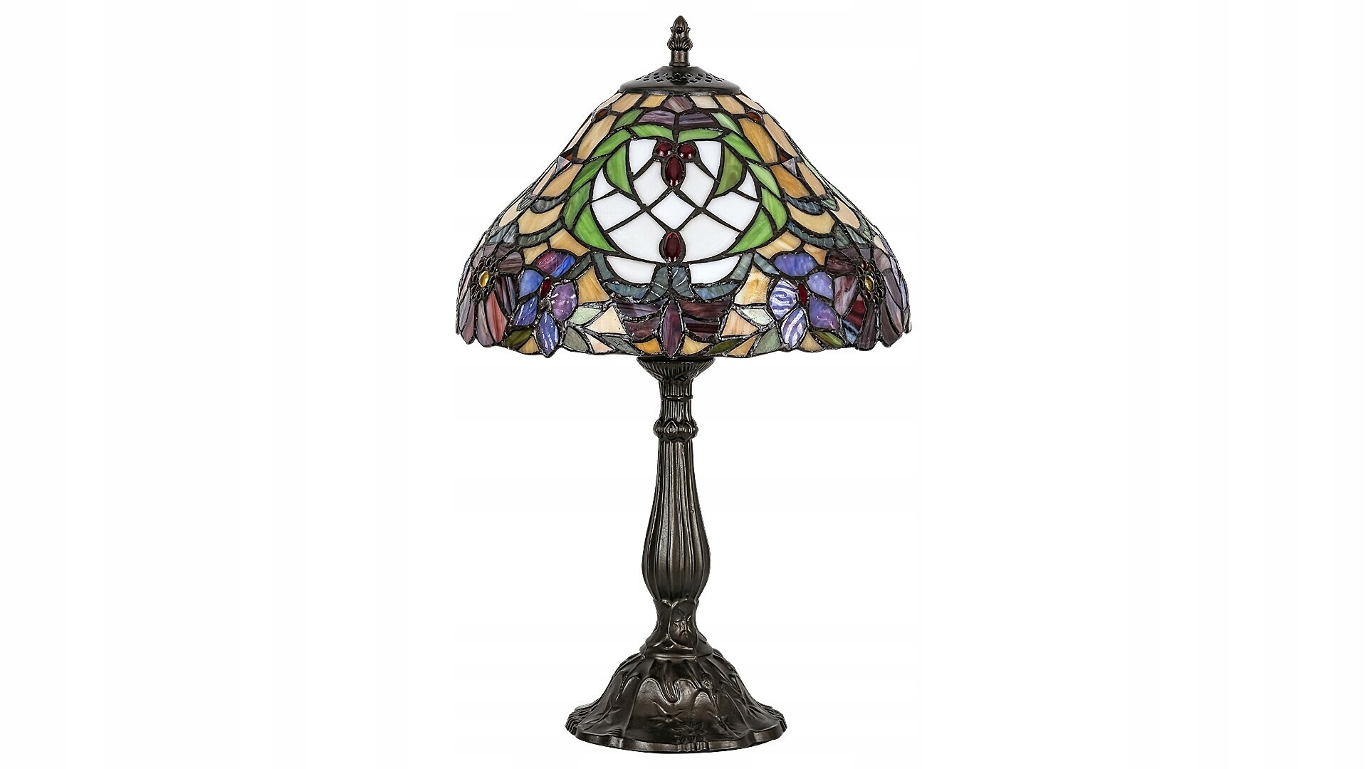 Rabalux Mirella stolná lampa tiffany bronzová, E27, 1x 60W, 46,5 cm