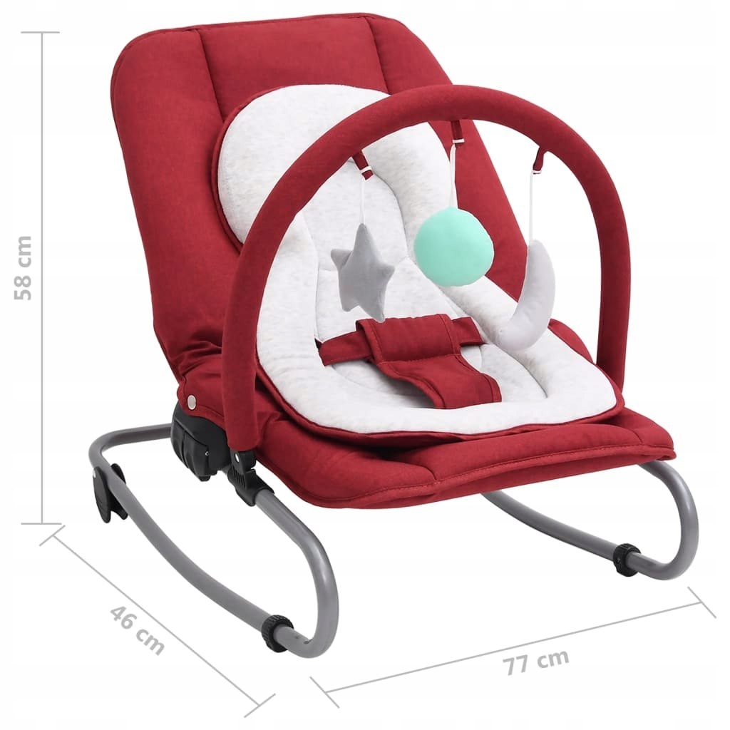 BUJACZEK NIEMOWLĘCY CZERWONY STALOWY Kolor odcienie czerwieni