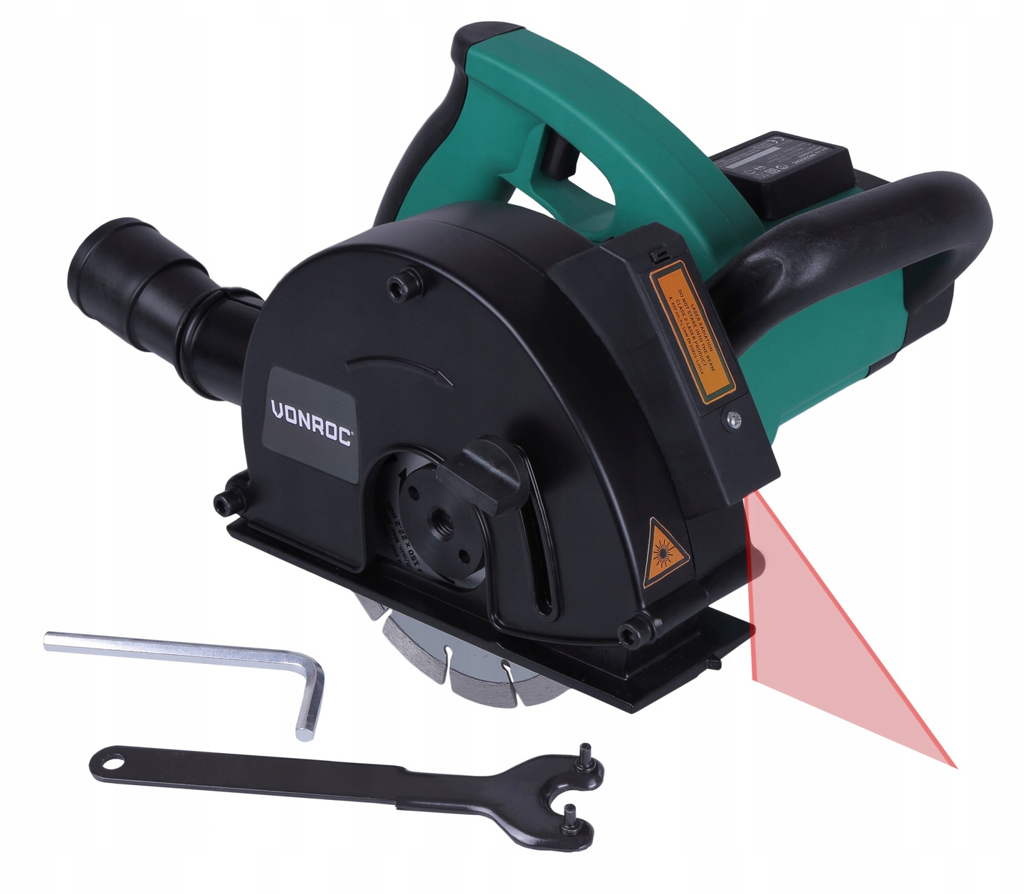 

Bruzdownica 1700W 150mm z laserem 2 tarcze