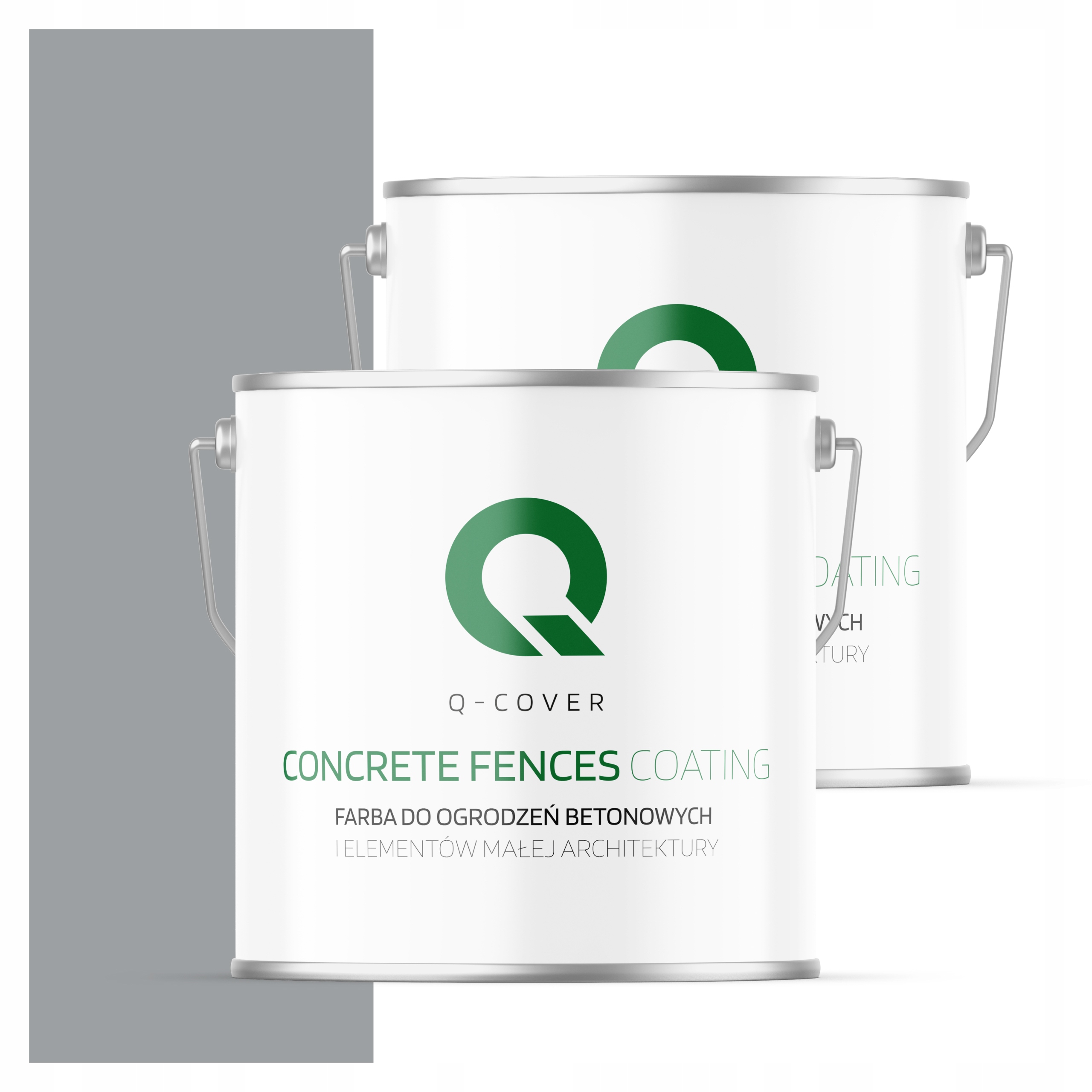 Farba Na Maľovanie Plotov A Betónových Kvetináčov Šedá S Modrým Povrchom 5 L