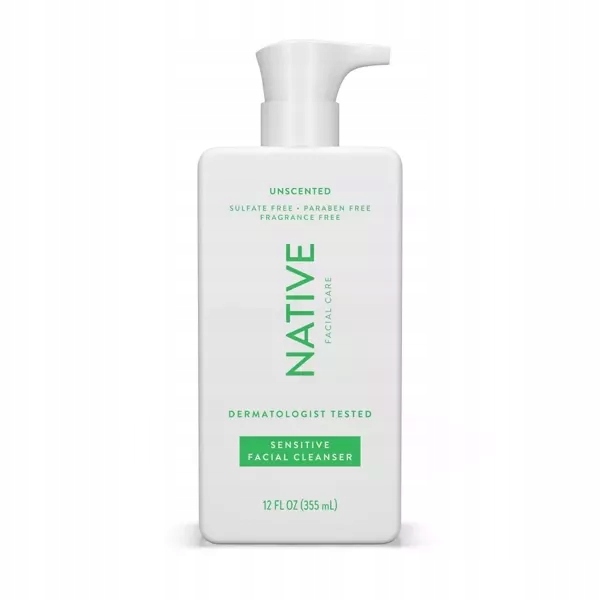 Čisticí přípravek na obličej Citlivá pleť Native Facial Care Unscented 355 ml