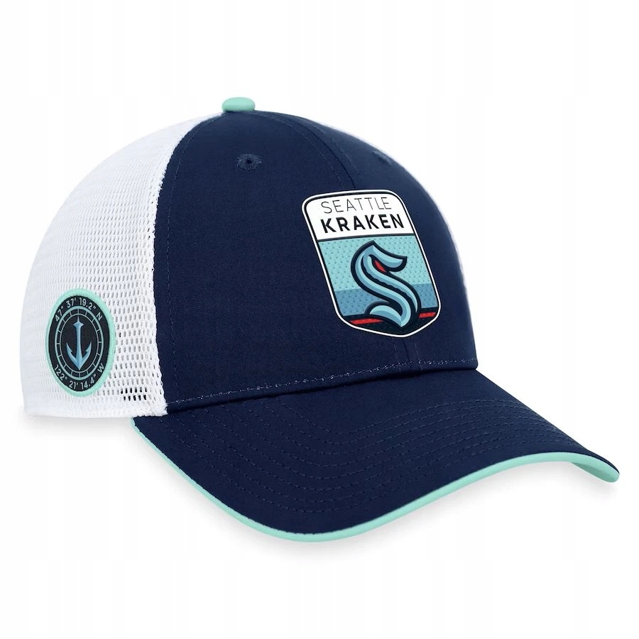 Pánská kšiltovka Seattle Kraken Nhl Draft 2023 Podium Trucker Adjustable