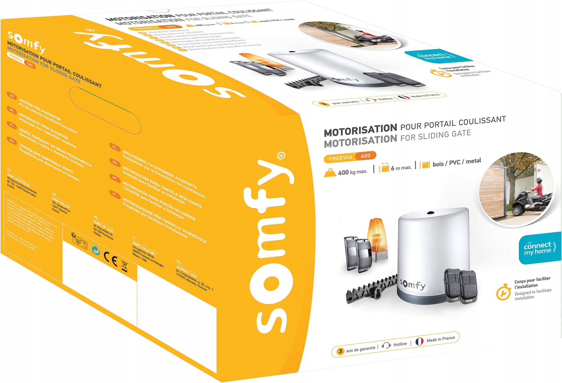 Napęd do bramy przesuwnej Somfy Freevia Essential 400 ACC Marka Somfy