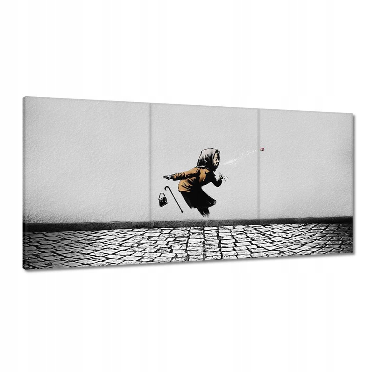 Obrazy 120x60 Banksy Kýchající babička