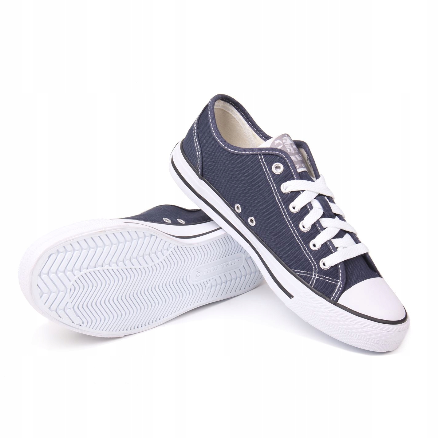 

Trampki Dunlop damskie niskie Navy/White A 37,5