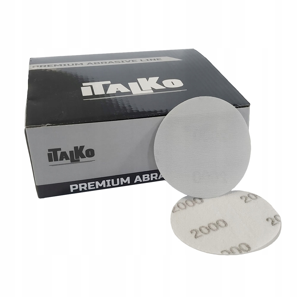 Krazki scierne na rzep Italko 75mm P2000 200 szt