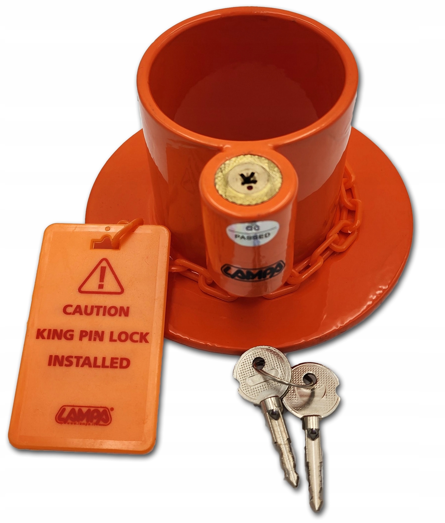 ZABEZPIECZENIE SWORZNIA NACZEPY TIR BLOKADA NACZEP