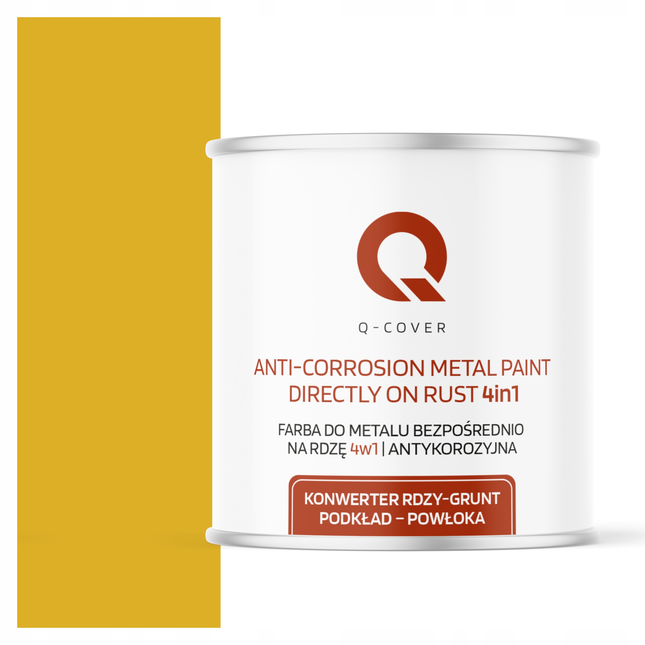 Antikorózna Farba Na Kov Na Hrdzu Žltá Citrónová Ral 1012 Polomatná 2.5 L