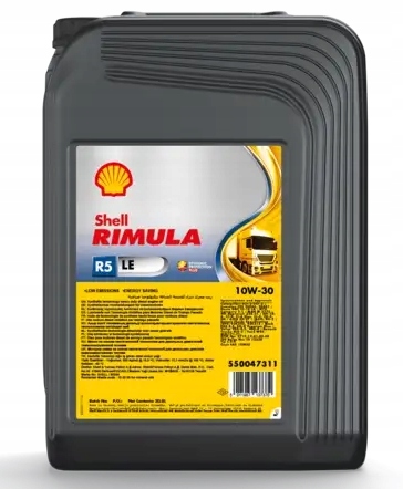 Olej Shell Rimula R5 Le 20L 10W30 VDS3 VDS4 228.31 M 3575 RLD2 RLD3 E9 E7