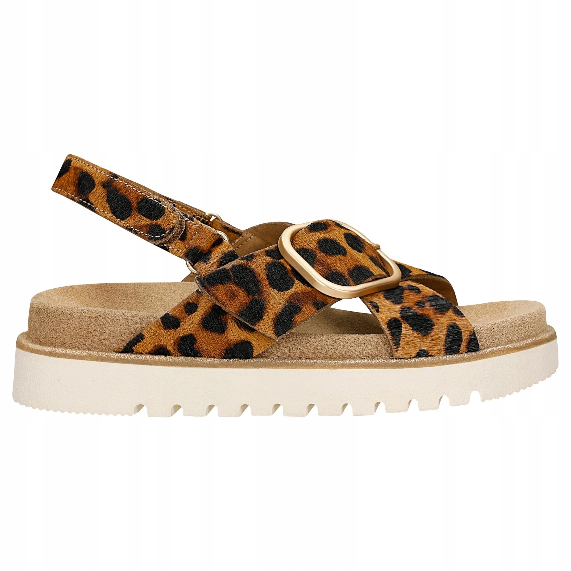 Dámské sandály Relaks s leopardím vzorem vel. 38