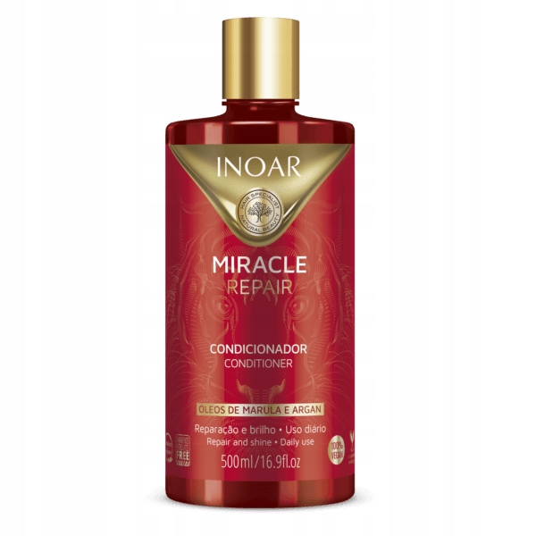 Inoar Miracle Repair Silně regenerační kondicionér na vlasy, opravuje vlasy 500 ml