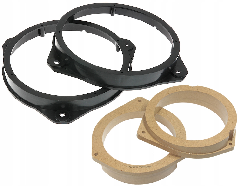 MOCNE GŁOŚNIKI SAMOCHODOWE EXCALIBUR DO FIAT GRANDE PUNTO PRZÓD + TYŁ EAN (GTIN) 8720589823389