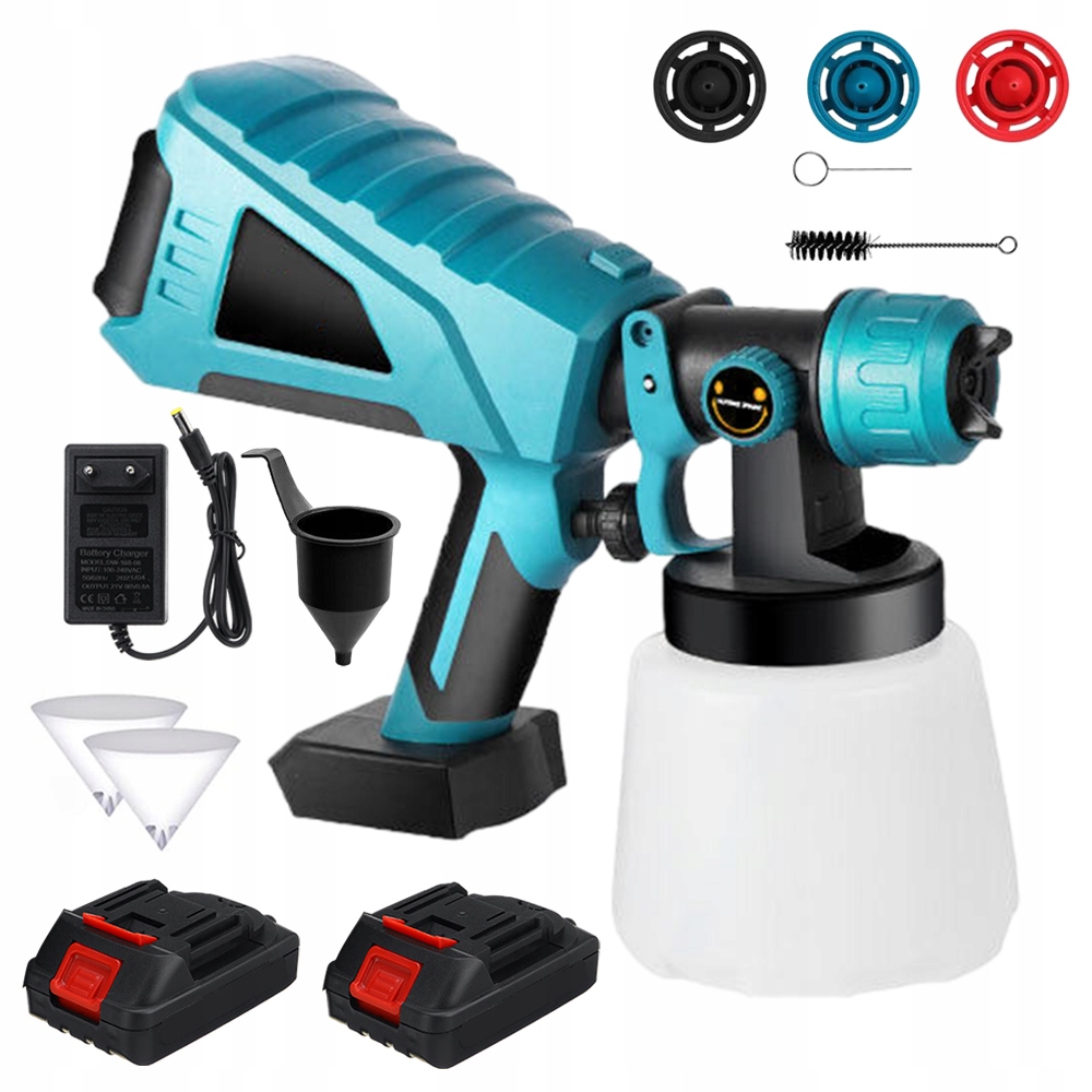 Bezdrátový Nástřik Na Barvu 800CC/MIN S Chladicí Ventilací Pro Silnice