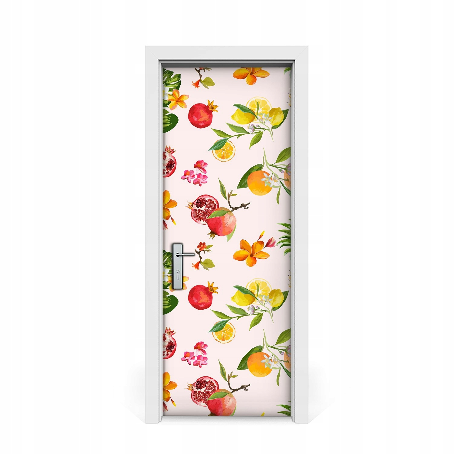 

Naklejka na drzwi okleina Kolorowe owoce 75x205