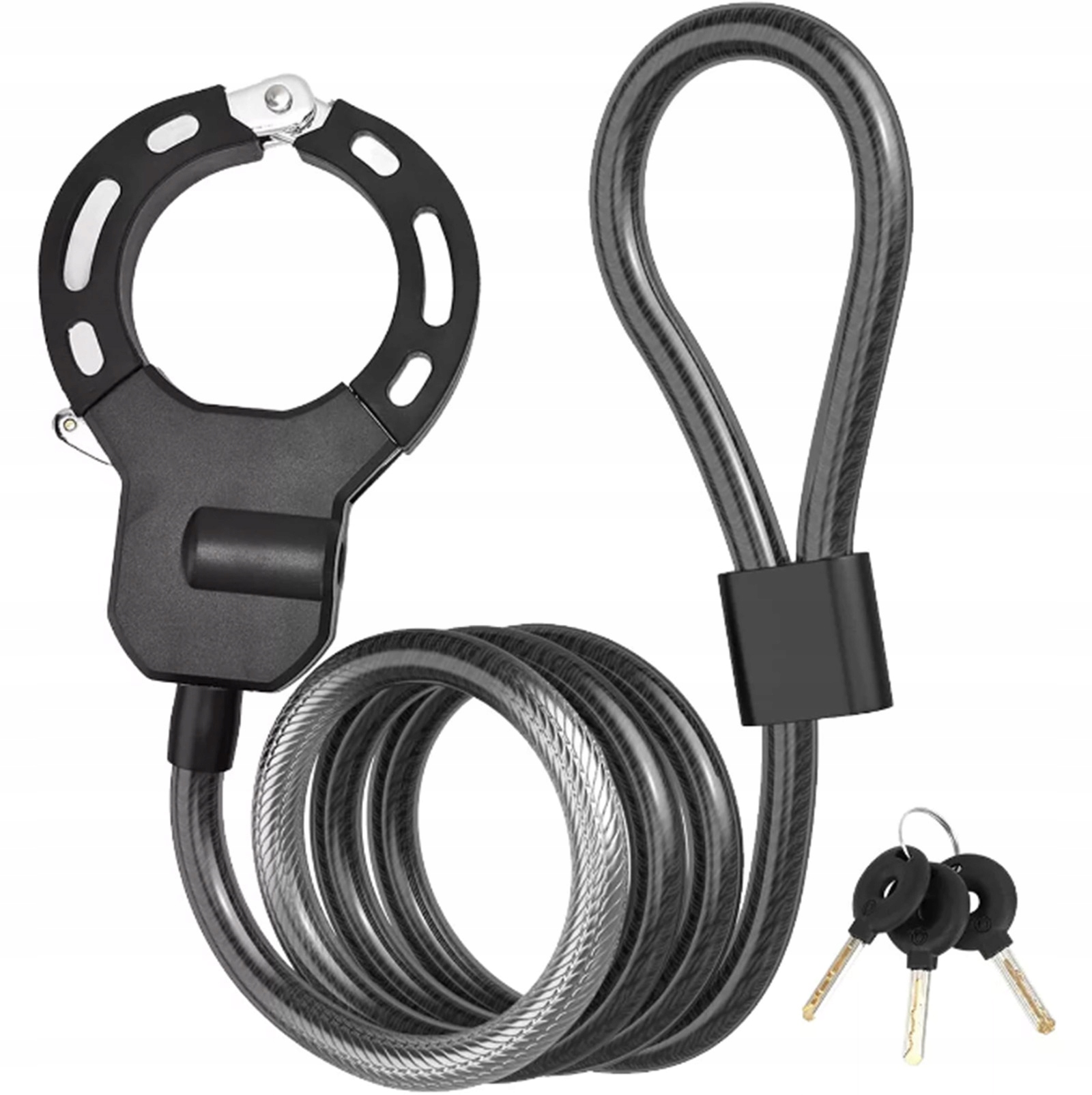 Zabezpečení Na Kolo Zámek Lancuch ZAPÍNÁNÍ125CM 13,6mm HULAJN0GI