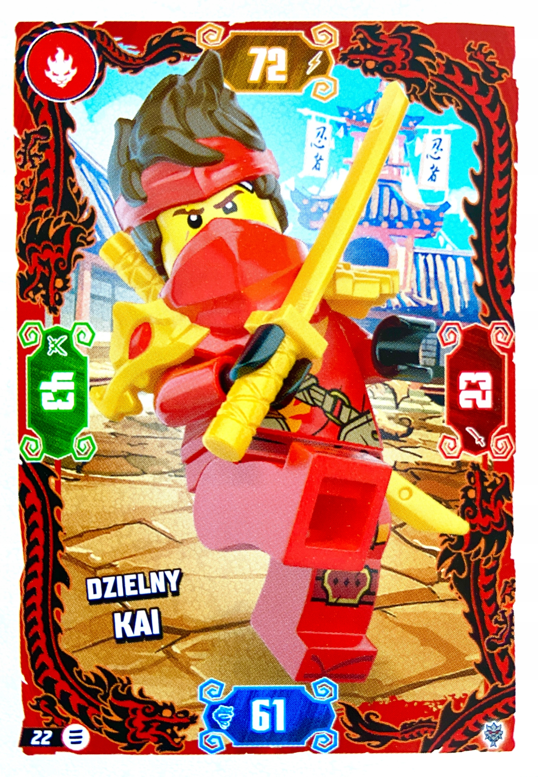 Lego Ninjago 2026 seria 11 karta podstawowa 22 Dzielny Kai