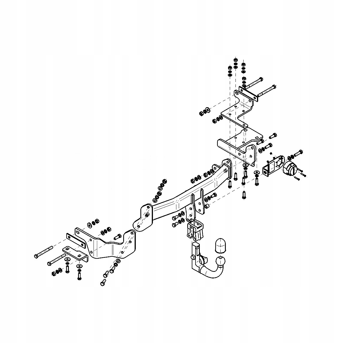 Hak holowniczy Wypinany Kia Sorento 3 UM III SUV 15-19 MODUŁ 13 PIN GRATIS Producent Steinhof